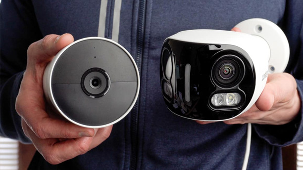 Advanced security camera protecting both residential and commercial properties in Ontario